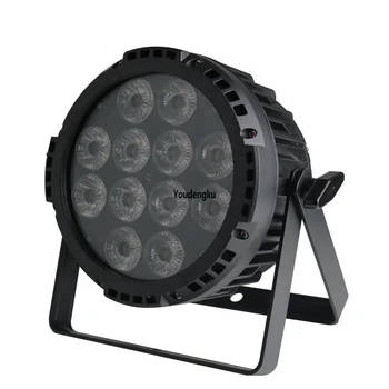 12 штук 12x10 Вт rgbw 4в1 LED par наружная точечная сценическая настенная шайба водонепроницаемый IP 65 LED PAR освещение