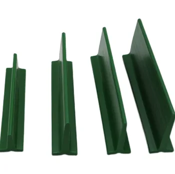 2 метра/шт T20 H: 20 мм Ширина основания: 20 мм Зеленые скобы конвейерной ленты из ПВХ для конвейерной ленты для скалолазания