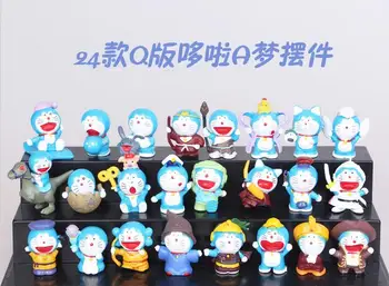 2018 Новые горячие игрушки Doraemon 3 см, 24 шт./компл., лучшая фигурка, игрушки, крутой рождественский подарок, кукла