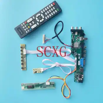 3663 Плата цифрового контроллера DVB подходит для LQ150X1LBE1 LQ150X1LBE4 USB VGA AV HDMI-Совместимый 1-CCFL 30-контактный LVDS DIY Kit 1024*768 15
