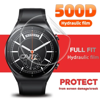 500D Защитная пленка для экрана Xiaomi Mi Watch S1 Active/Color 2 TPU Мягкая Защитная пленка Аксессуары для Haylou RT LS05 LS05S