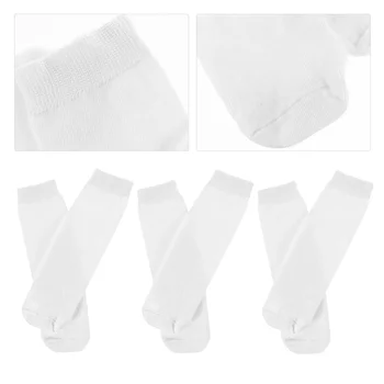 6 Пар сублимационных носков Из чистого хлопка White Heat Digital с прямым эмбрионом Для печати