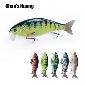 Chan's Huang Плавающая Приманка для Плавания Diver 18,5 см 66 Г Walk Dog Swim Action Мягкий Хвост Многосуставчатая Приманка Для Плавания Wakebait Рыболовные Приманки