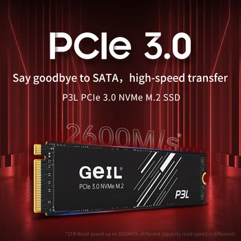 GeIL P3L M2 SSD 256 ГБ 512 ГБ 1T 2t Внутренний твердотельный накопитель M.2 NVME PCIE 3.0 Gen 3.0X4 2280 для настольного ноутбука