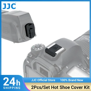 JJC 2 шт./компл. Чехол для горячего башмака для камеры Canon и защита контактов вспышки Крепление вспышки Ножной колпачок для Canon EOS M50 90D 80D 850D 750D