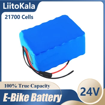 LiitoKala 24V 20ah 30ah 25ah аккумуляторная батарея 21700 7S 250w 29,4 V литий-ионный аккумулятор для электрического велосипеда инвалидной коляски