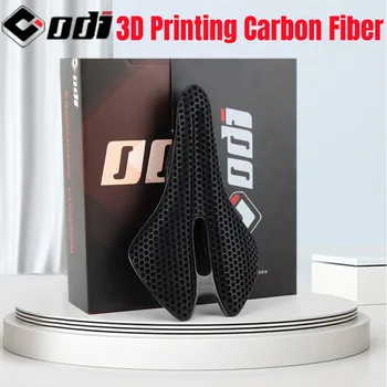 ODI 3D Печатное Карбоновое волокно MTB, Седло для горного Велосипеда, Сверхлегкая Полая Удобная Дышащая Часть Сиденья для шоссейного велосипеда