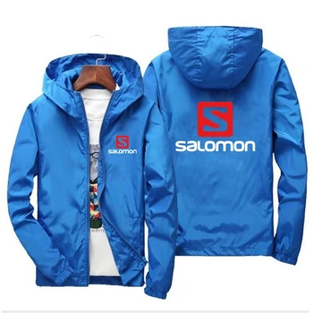 Salomon, новая мужская деловая куртка, Повседневная мужская бейсбольная куртка, Модная уличная ветровка, высококачественная мужская бейсбольная куртка