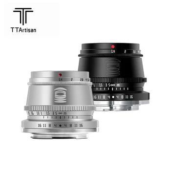 TTArtisan APS-C 35 мм Объектив F1.4 Prime для Sony E Mount Fujifilm XF для Объектива камеры Canon M Leica L Nikon Z Panasonic Olympus M43