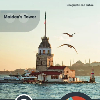 Vange 5229 Стамбульская башня для девочек, Собранная из мелких частиц, Вид на улицу для взрослых, строительный блок, игрушечная модель