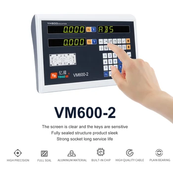 VM600-2/3 Dro Цифровой Считывающий Дисплей TTL от 110 В до 220 В для Токарных Станков с ЧПУ