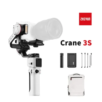 ZHIYUN Crane M3S Камера Ручной Стабилизатор Gimbal 3 оси Bluetooth Управление Затвором Заполняющий Свет для Беззеркальной Камеры