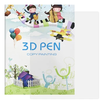 Бумажные формы Детский сад 40 Узоров 3D Ручка Шаблон Для Девочек Взрослые Аксессуары для поделок Трафареты ПВХ Доска для рисования Стартер