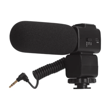 Встроенный микрофон для прямой трансляции интервью с видеокамерами DSLR