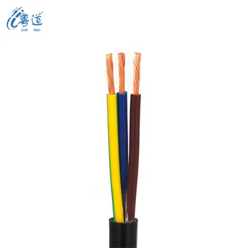 Высококачественный 3-жильный кабель питания rvv 3 * 1,5 мм, цена по прейскуранту завода-изготовителя, кабель питания из ПВХ с медным сердечником