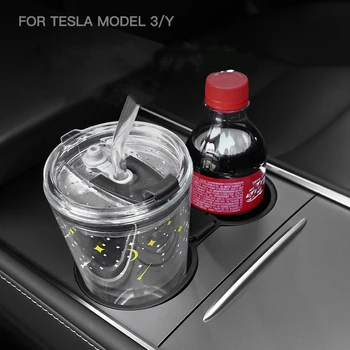 Держатель Стакана воды для Tesla Model 3, центральные аксессуары, водонепроницаемые автомобильные подставки для Tesla Model Y, автомобиль Model3