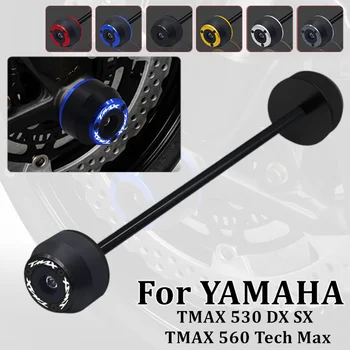 Для Yamaha TMAX560 T-MAX530 DX SX Tmax 560 Tech Max Мотоцикл с ЧПУ Вилка Заднего Моста Протектор Колеса Крушение Слайдер Крышка Накладка ЛОГОТИП TMAX