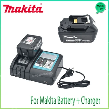 Зарядное устройство Makita 18VRC 3A 6A 14,4 V 18V 6AH Bl1830 Bl1430 BL1860 BL1890 зарядное устройство для инструментов USB Prot 18VRF со светодиодным дисплеем