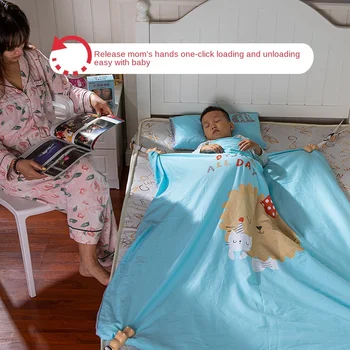 Защита от ударов фиксируется с помощью одеяла artifact anti-kick artifact осенне-зимний универсальный детский спальный мешок