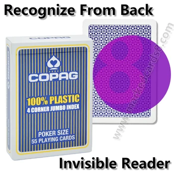 Игральные карты Mark Card Copag Для инфракрасного УФ-Магического устройства против обмана, Пластиковая Настольная игра в Покер
