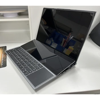 Игровой ноутбук с двумя мониторами i7, 16-дюймовый сенсорный экран, 64 ГБ оперативной памяти, 4 ТБ SSD-накопителя, ноутбуки Core i7-10750H