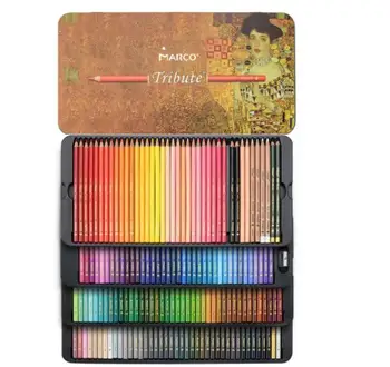 Карандаши, Коллекция многослойных карандашей Для идеального цветного эскиза Marco Drawing Masters 150 10