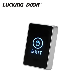 Кнопка Выхода из двери PushTouch Eixt Release Button Со светодиодным индикатором для Системы контроля доступа к выключателю домашней безопасности