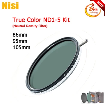 Комплект NiSi True Color ND1-5 С Фильтром нейтральной Плотности 86 мм 95 мм 105 мм С Регулируемой Переменной ND-Фильтром Для Беззеркальной Зеркальной камеры