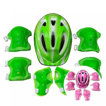 Коньки Налокотники Эргономичный Дизайн Прочный Толстый Материал Велосипедный шлем Комплект налокотников