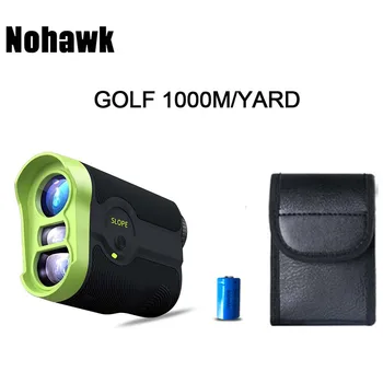 Лазерный дальномер для гольфа, блокировка флажка, компенсация вибрации и наклона с переключателем угла