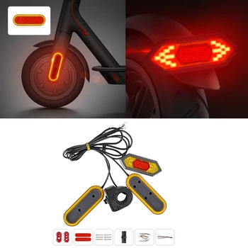 Лампы указателей поворота ABS, сменные для Xiaomi Mi Electric Scooter M365/PRO/1S/Lite/Essential Scooter, отражающий задний фонарь