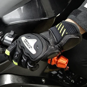 Мотоциклетные перчатки Для езды на мотоцикле с полными пальцами, Дышащая защита для занятий спортом на открытом воздухе, Перчатки для езды на байке с сенсорным экраном M-2XL