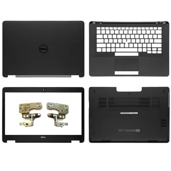 Новая Задняя крышка ноутбука/Передняя панель/Подставка для рук/Нижний корпус/Петли Для Dell Latitude E7470 NO-Touch Black 0FVX0Y FVX0Y