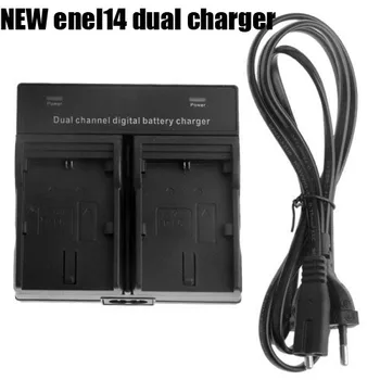 Новое Двухканальное Зарядное устройство для Nikon EN-EL14 ENEL14 bateria en el14 D5300 D5200 D5100 D3200 D3100 P7100 P7700 P7000 P7800