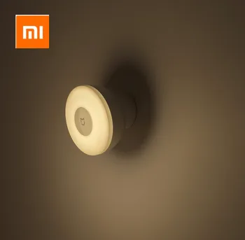 Новый Xiaomi Mijia Led Индукционный Ночник 2 Лампы С Регулируемой Яркостью Инфракрасный Умный Датчик человеческого Тела с Магнитным Основанием