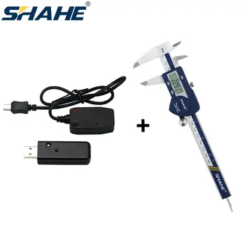 Новый вывод данных с частотной передачей Shahe + цифровые штангенциркули shahe 0-150 мм 0,01 мм