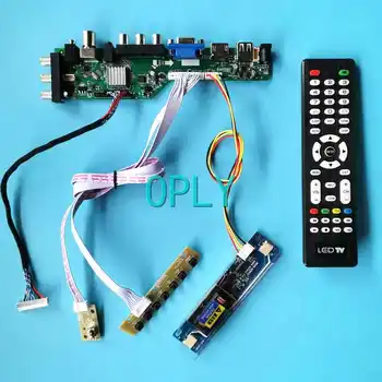 Плата цифрового драйвера 3663 DVB подходит для LM171W02 LM171WX3 LP171WP3 с 30 контактами LVDS 1440*900 2- Комплект CCFL 17,1 