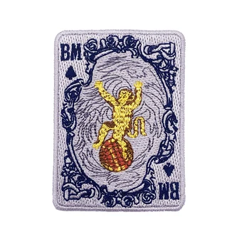Производитель Бутик вышивки с рисунком мультяшной обезьяны Красивые прямоугольные серебряные открытки с аппликацией для подарка девушкам