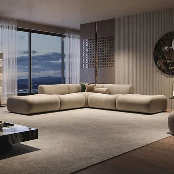 Скандинавская современная гостиная, Дизайн больших диванов для отдыха, Удобный диван, современная роскошь, Элегантная мебель для дома Woonkamer Banken
