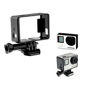 Стандартная Защитная рамка для камеры Gopro Hero 4 3 + Black 3 Чехол Для камеры Защитное Крепление Для Go Pro 3 3 + 4 Аксессуар для камеры