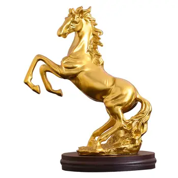 Статуя лошади в Скандинавской гостиной, Скульптура Животного, Статуи скакуна из смолы