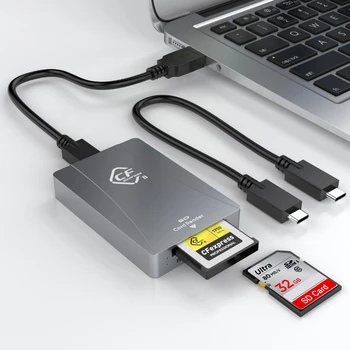 Цена по прейскуранту завода-изготовителя Usb 3,2 10 Гбит/с С двумя слотами USB A Для профессионального кард-ридера Extreme Pro CFexpress Type B USB3.0 Camera Card Reader