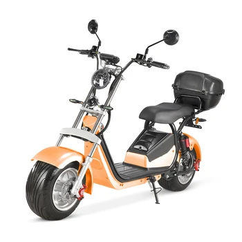 Электрический скутер EEC COC для взрослых мотоциклов citycoco с батареей 2*60v 20ah, электрический скутер citycoco