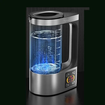 Электрический чайник с высоким содержанием водорода Полезный генератор с высоким содержанием водорода, Электролизная машина для нагрева воды 2л с руководством на английском языке